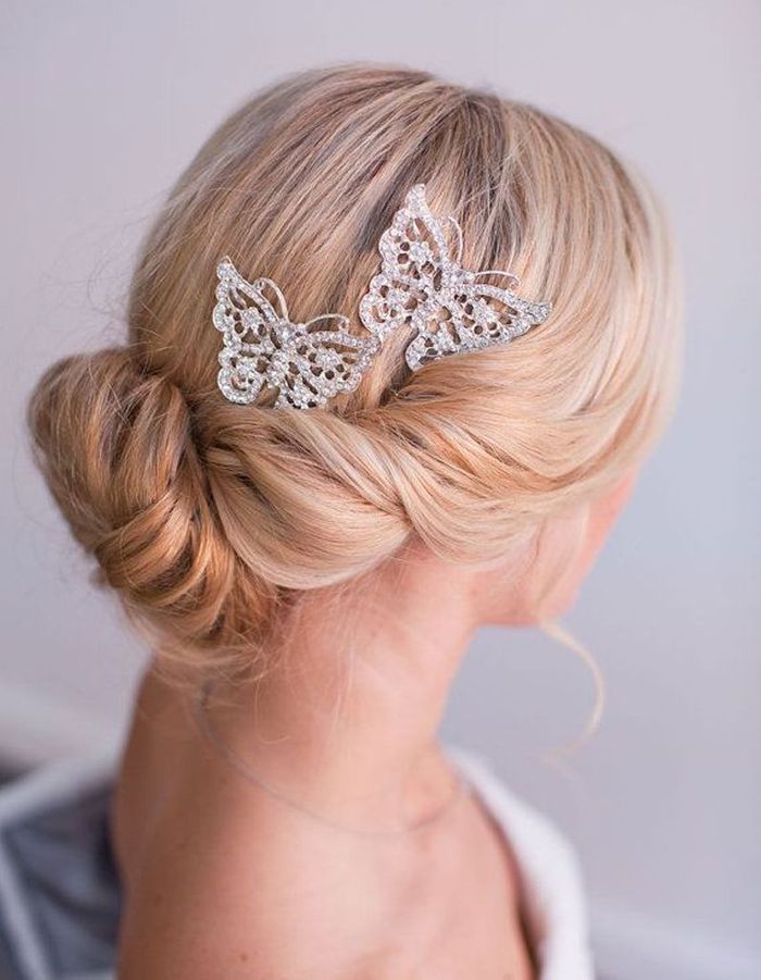 Chignon de mariage pour demoiselle d'honneur - Je veux un ...