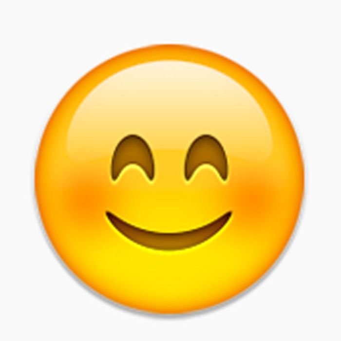 Le smiley aux joues roses Beauté la vraie signification des émojis ! Elle