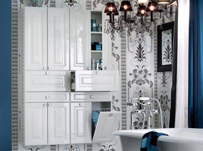 40 armoires de salle de bains Elle Décoration