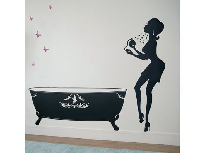 12 stickers pour relooker votre salle de bains - Elle Décoration