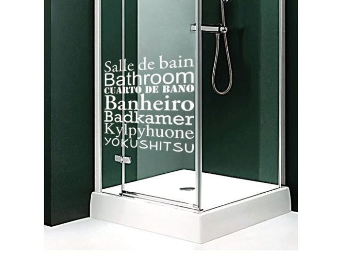 12 stickers pour relooker votre salle de bains - Elle Décoration