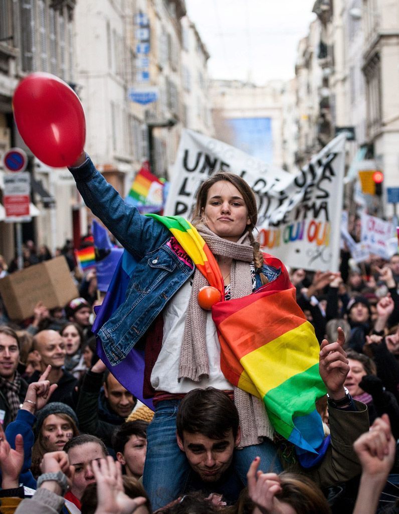 Mariage Pour Tous Des Manifestations Pour Dire Oui Elle