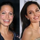 Les sourcils d'Angelina Jolie avant/après