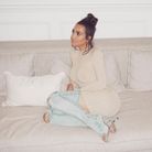 Kim Kardashian porte un messy bun