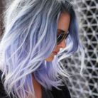 Ombré hair bleu