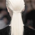 Cheveux blancs femme