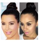 Le teint frais de Kim Kardashian