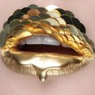 Le lip art doré de Vlada Haggerty