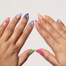 Abstract Nails Rainbow
