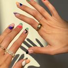 Manucure printemps abstract nails