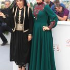 Nasim Adabi et Soudabeh Beizaee présentent le film "Un Homme intègre" à Cannes