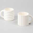 Tasses à Espresso Ripple par Bilge Nur Saltik pour Form&Seek, Set de 2
