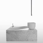 Baignoire et vasque “Exelen” en pierre et Corian, Antonio Lupi
