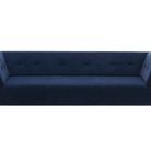 Un canapé design bleu