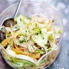 Recette minceur rapide : coleslaw de légumes printaniers