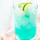 Cocktail bleu azur