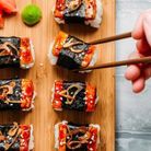 Nigiri sushis au tofu mariné
