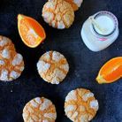 Cookies craquelés à l’orange