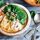Soupe thaï au lait de coco et tofu