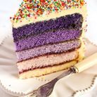 Rainbow cake violet