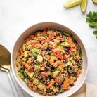 Salade de quinoa aux haricots noirs