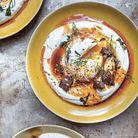 Oeufs pochés, yaourt à la turque