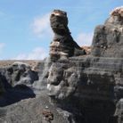 Les rochers de lave noire de Lanzarote. Célèbres dans le monde entier, ils font la fierté des Espagnols. 