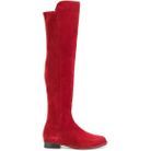 bottes rouge bordeaux