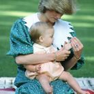 Diana et son fils le prince William