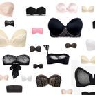 3 Pièces Soutien-Gorge Autocollant Sans Bretelles Push-Up Silicone - Invisible Pour Robes Dos Nu Et Mariage