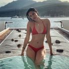 Sara Sampaio et son bikini rouge