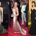 Les robes bustier d'Angelina Jolie