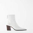 zara bottines blanches