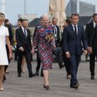 Le couple présidentiel avec la reine Margreth