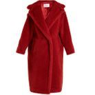 Manteau Rouge Zara Taille 36 – Style Caban Mi-long – Laine – Occasion Avec Petite Réparation