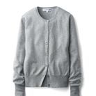 Cardigan Alpaga Col Rond Pour Femme