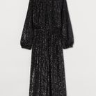 robe a sequin h&m