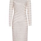 Robe Fourreau Just Cavalli Manches Longues - Bleue, Taille S, 100% Rayon, Neuf Avec étiquettes