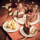 Entremets « la fabuleuse farandole » chocolat vanille praliné