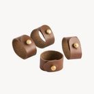 Lot De 12 Anneaux De Serviettes Dorés élégants En Métal Doré