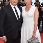 Benoît Magimel et Margot Pelletier sur le tapis rouge de Cannes en 2019