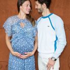 Pierre Niney et Natasha Andrews à Roland Garros en 2019