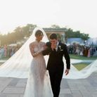 Nick Jonas et Priyanka Chopra en robe de mariée