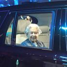 Elisabeth II à son arrivée au Royal Windsor Horse Show