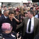 Tom Cruise à son arrivée