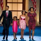 La famille Obama en 2008