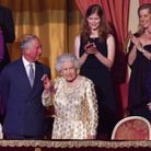 La reine Elisabeth II a salué toute la famille royale venue célébrer son anniversaire