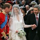 Kate Middleton et le prince William lors de leur mariage en 2011