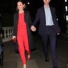 Le couple arrive au Royal Albert Hall de Londres 