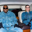Kanye West et Julia Fox ont opté pour un total look denim 